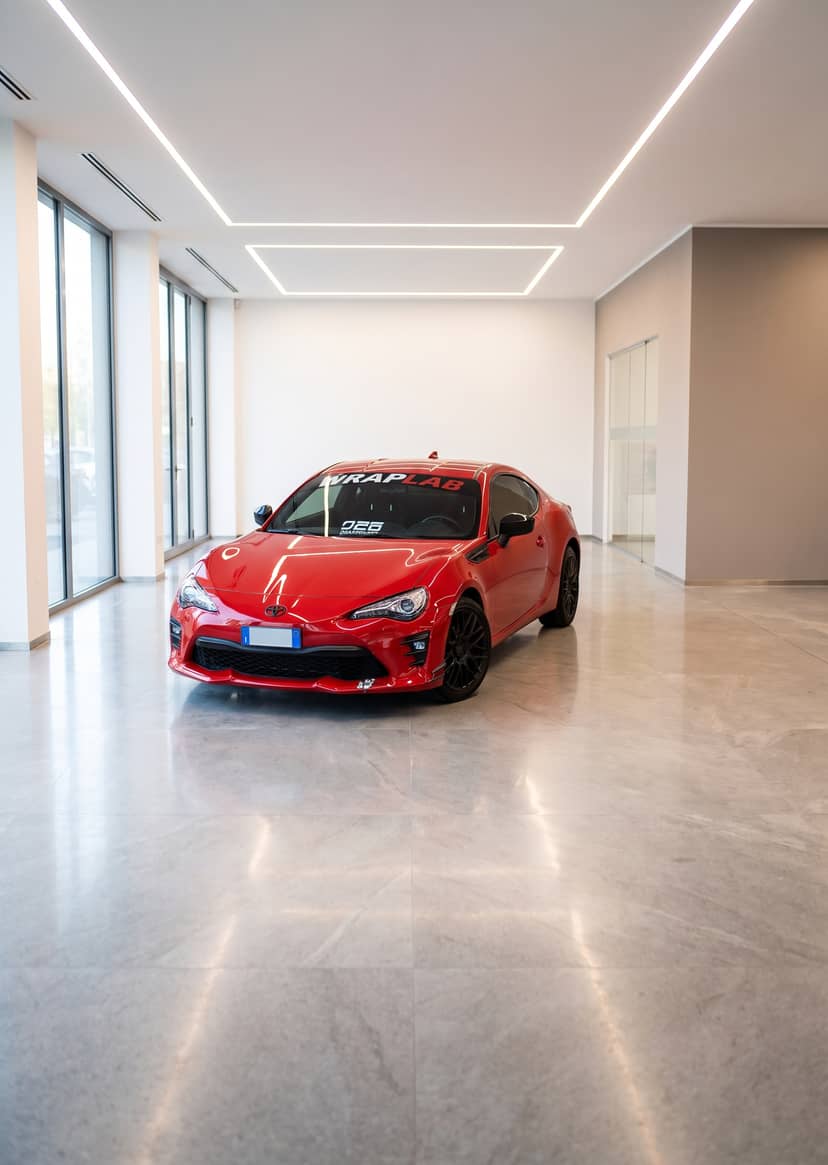 Showroom photo, made with FlowFrame
