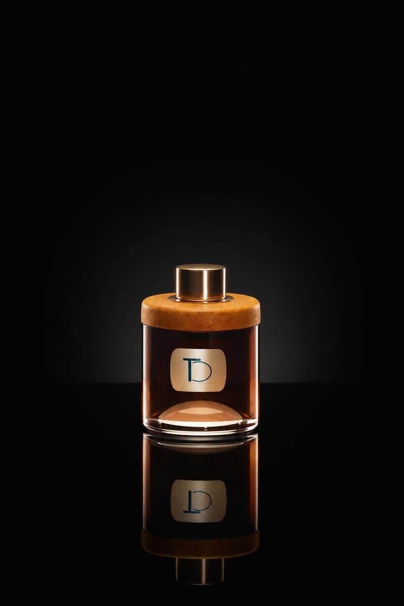 Dark studio photo, made with FlowFrame